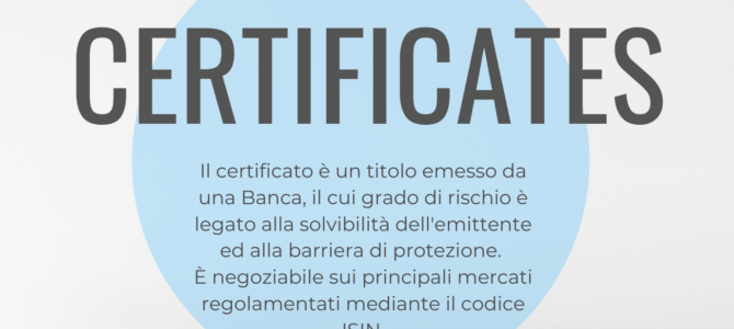 Certificates